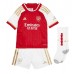 Tanie Strój piłkarski Arsenal Gabriel Jesus #9 Koszulka Podstawowej dla dziecięce 2023-24 Krótkie Rękawy (+ szorty)